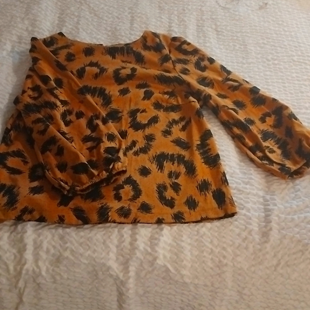 Women's leopard print tunic